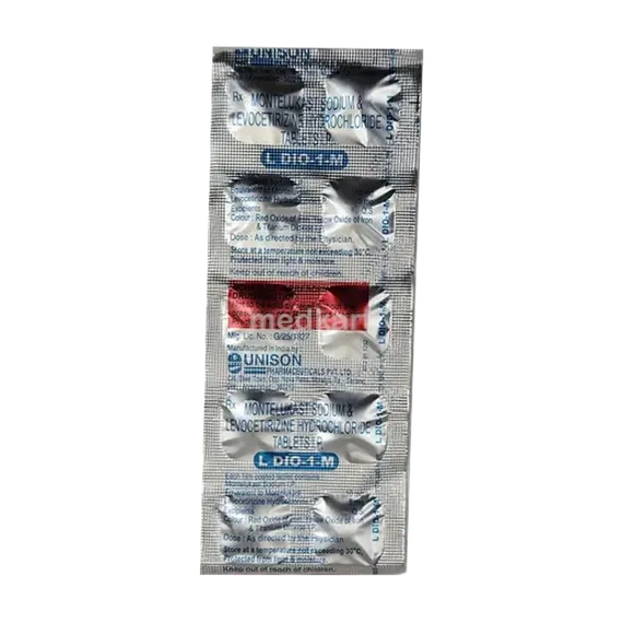 l dio 1 m tablet 10's